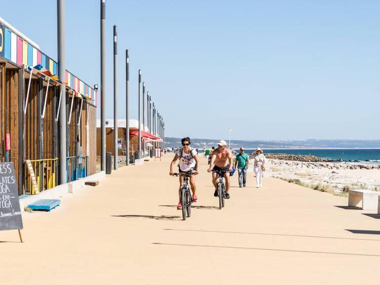 Capitan Beach House Costa de Caparica Luaran gambar